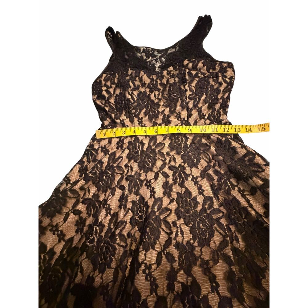 Juno Dress Collection Black Lace Cocktail Dress - Size S - Picture 5 of 10